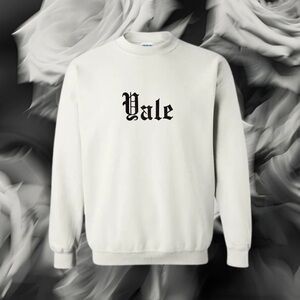 Yale Embroidered Custom College Crewneck